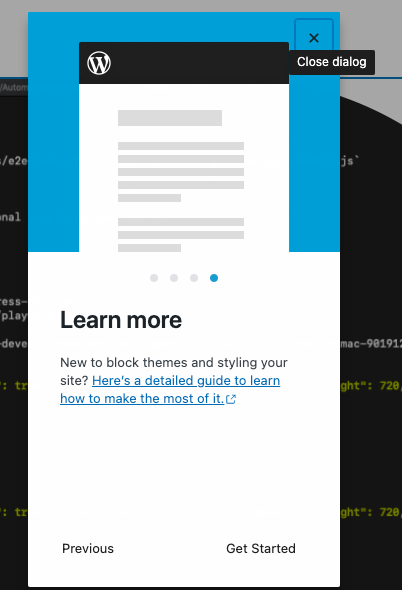 Styles welcome guide's button styling is not consistent · Issue #41226 ...