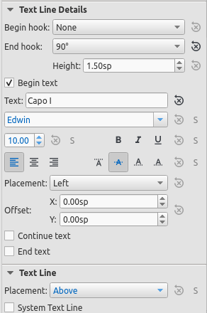 Text lines: no font or position properties visible in sidebar · Issue ...
