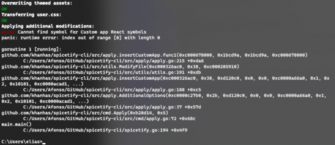 Can't use custom apps · Issue #1464 · spicetify/cli · GitHub