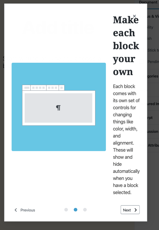 Issues w/ Welcome Guide · Issue #19733 · WordPress/gutenberg · GitHub