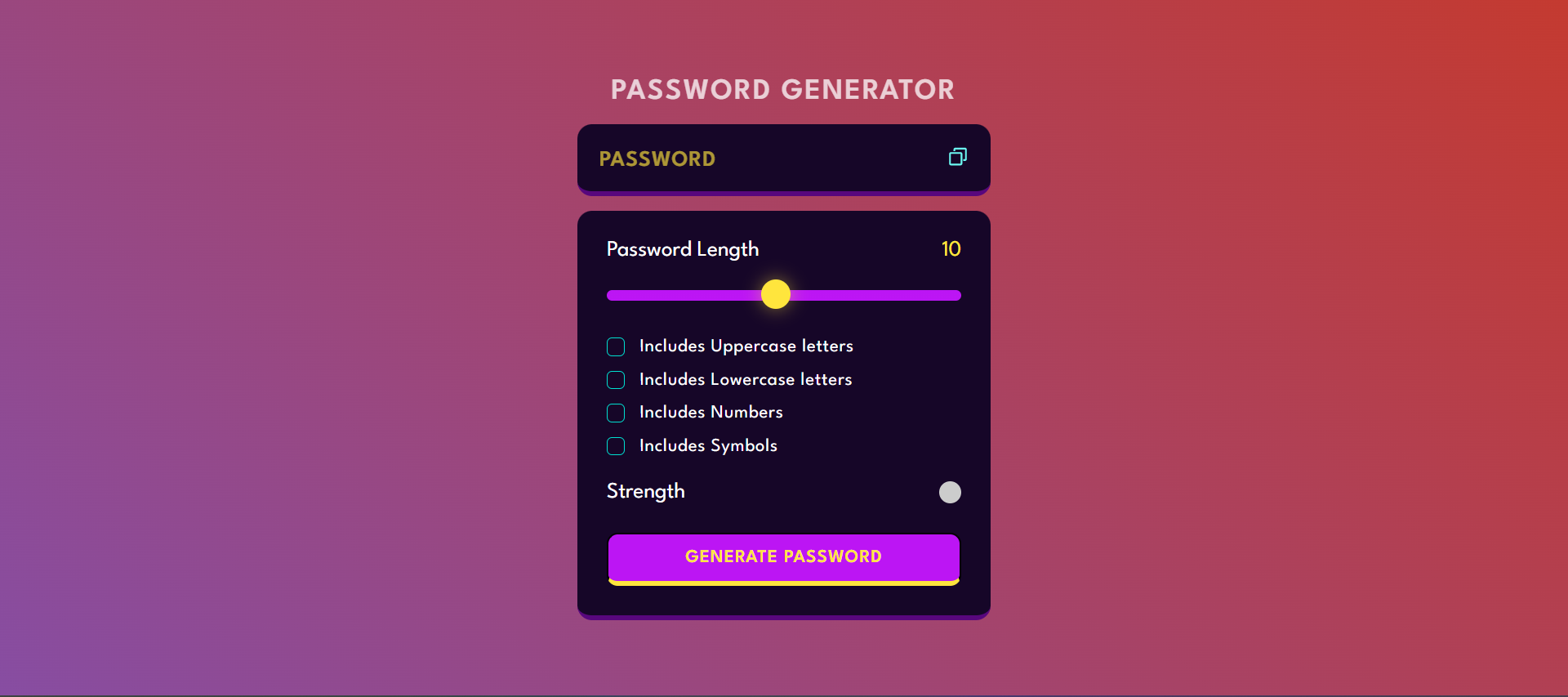 GitHub - konarksharma2001/Password-Generator