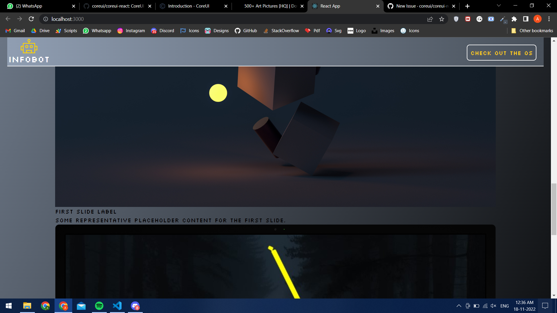 Carousal Issue Issue 328 Coreui coreui react GitHub