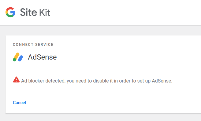 AdSense module is not disabled in the setup complete notification when ...
