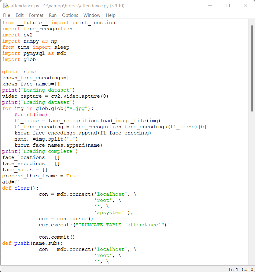 GitHub - shikharbakshi/Smart-Attendance-System-using-Face-Recognition ...