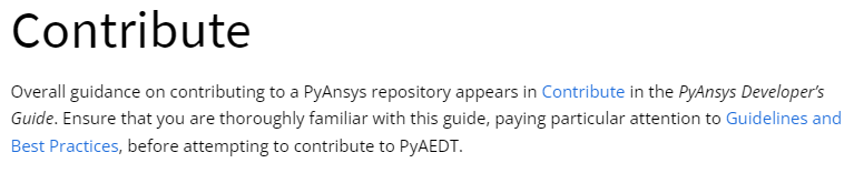 Links in the documentation "Contribute" section are outdated. · Issue ...