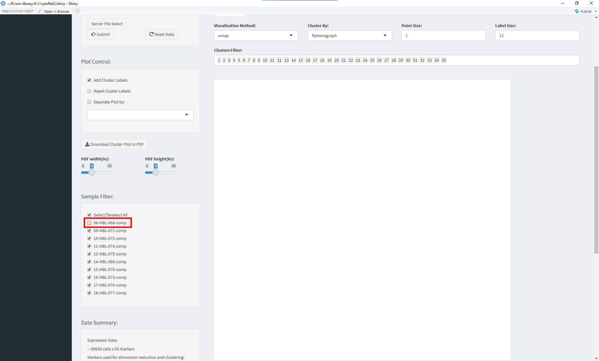 Sample visualization · Issue #38 · JinmiaoChenLab/cytofkit2 · GitHub