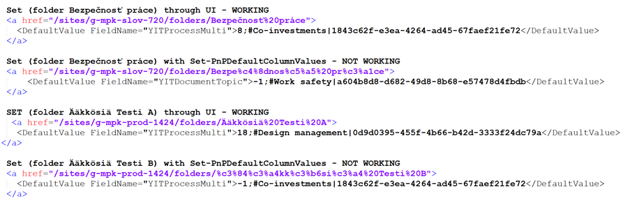 Set-PnPDefaultColumnValues [BUG] · Issue #784 · pnp/powershell · GitHub