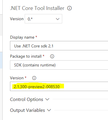 VSTS .NET Core Tool Installer for 2.1-Preview 2 problem · Issue #1447 ...