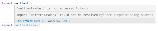 Invalid imports not reported when importing from specific package ...