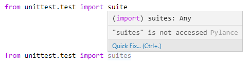 Invalid imports not reported when importing from specific package ...