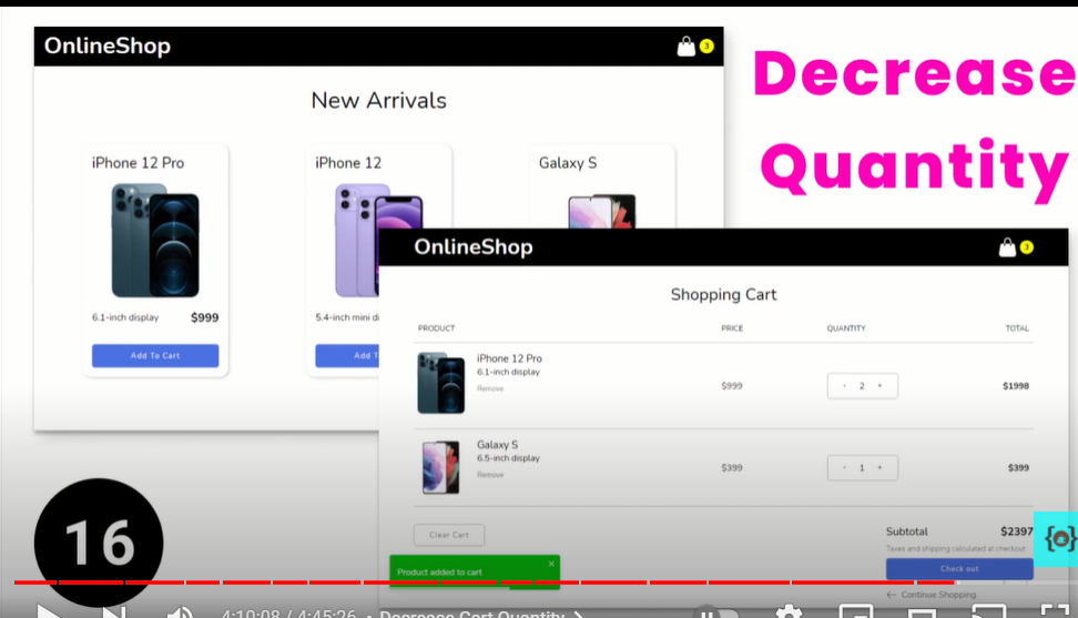 GitHub Chaoo Shopping Cart project
