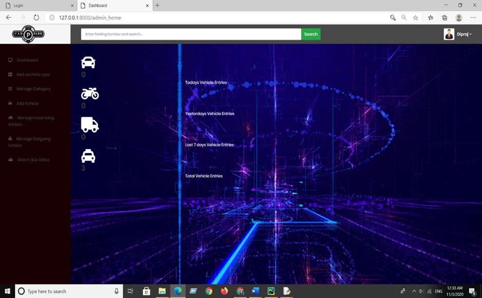 GitHub - sksujeet506/Project_Vehicle-Parking-Management: I developed ...