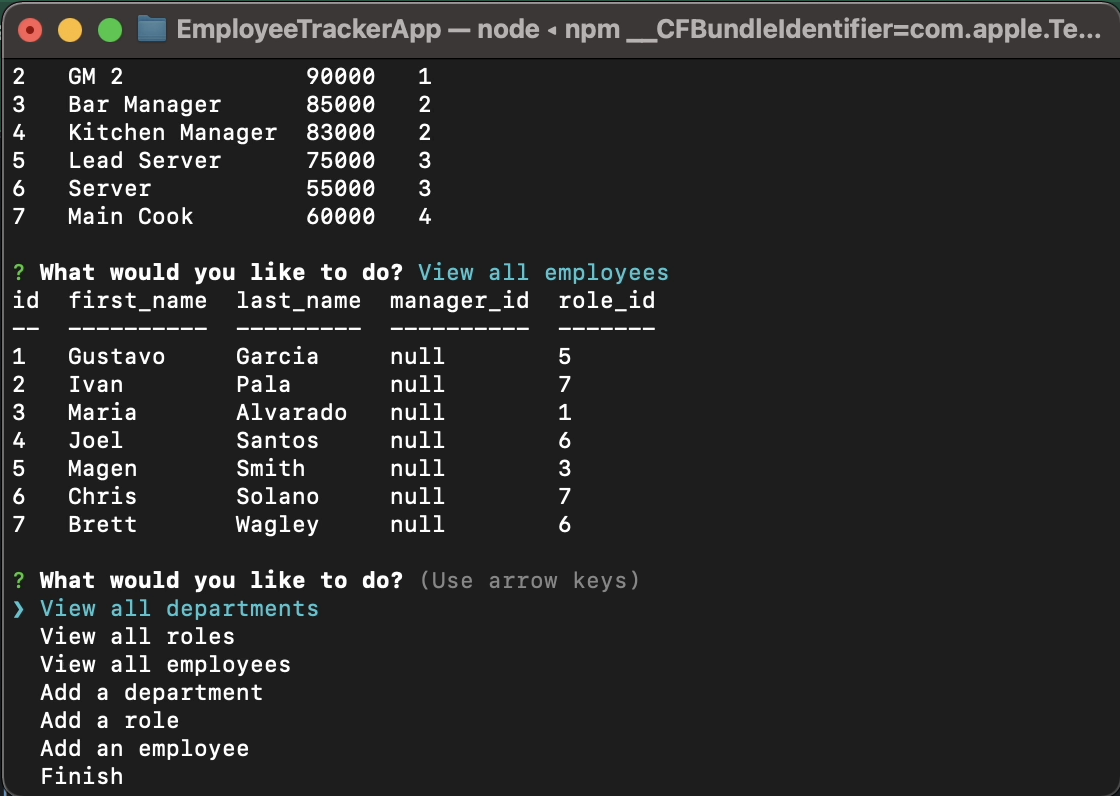 GitHub - RavingIsASport/EmployeeTrackerApp