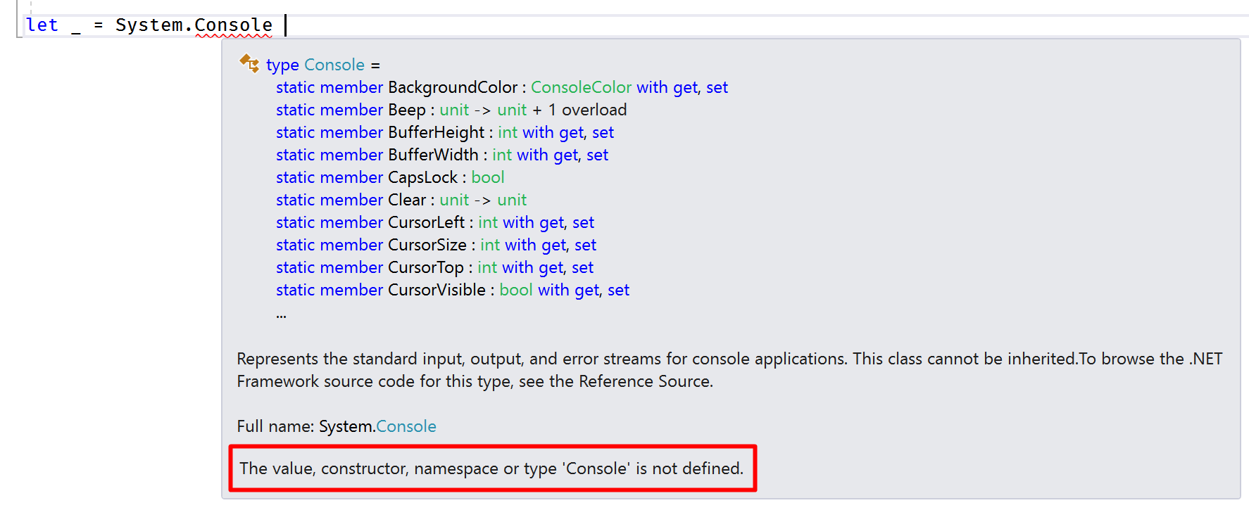 Wrong error message · Issue #3960 · dotnet/fsharp · GitHub
