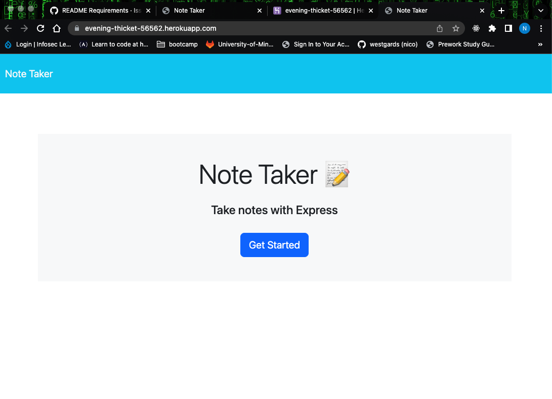 GitHub - westgards/note-taker: This application can be used to write ...