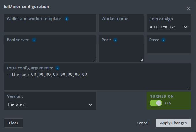 LolMiner 1.34 and HiveOS - autotune lhr - restart and reboot all the ...