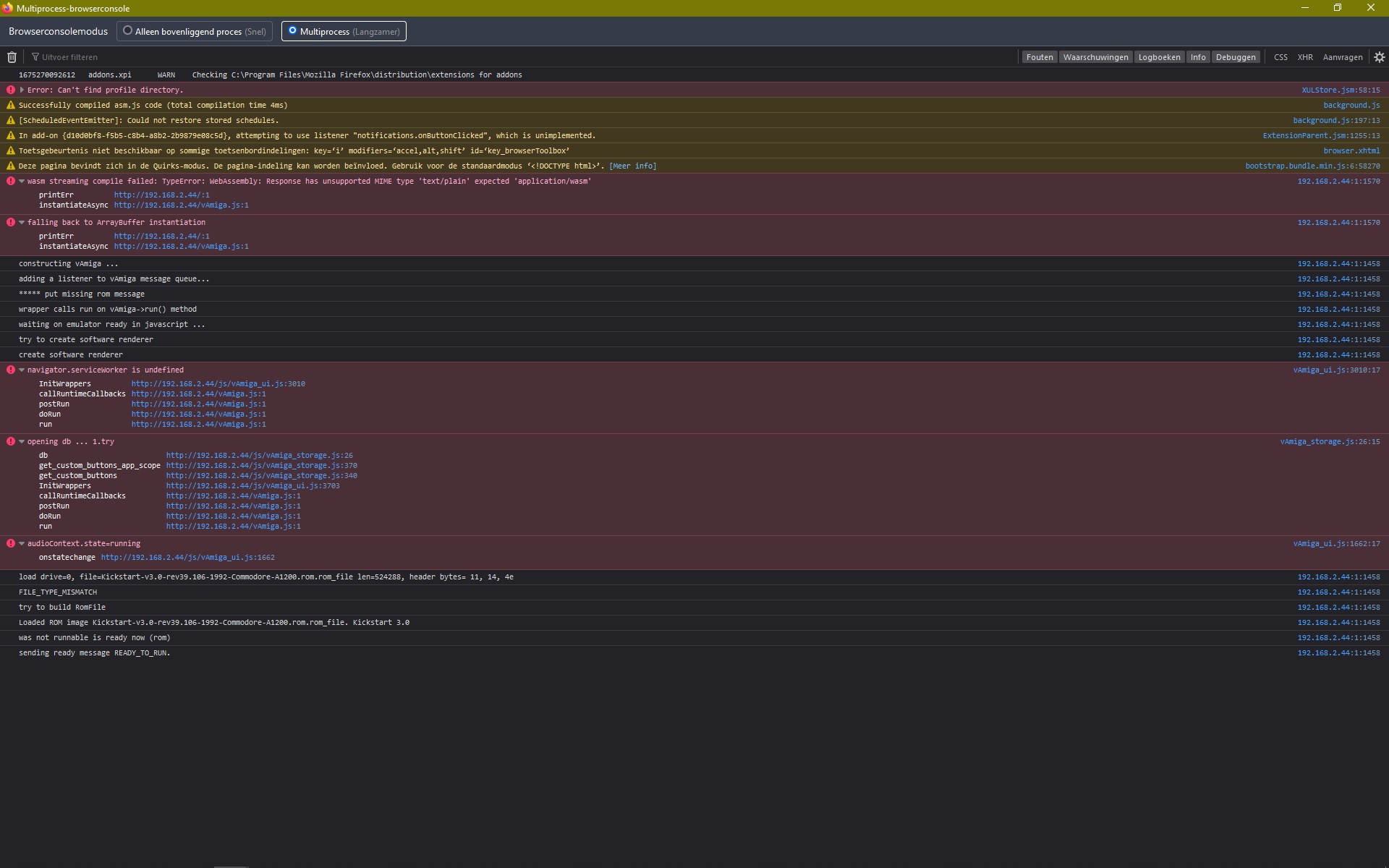 Audio problem · Issue #150 · vAmigaWeb/vAmigaWeb · GitHub