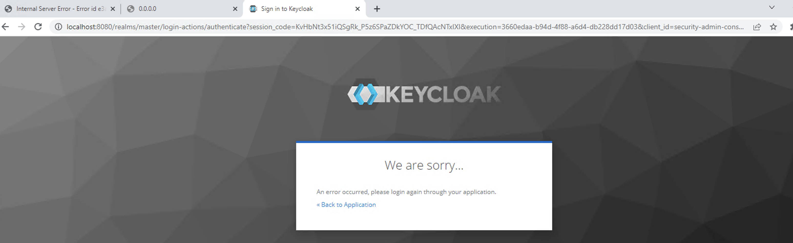 Keycloak 20.0.1 quarkus Distro we are not able to login in keycloak