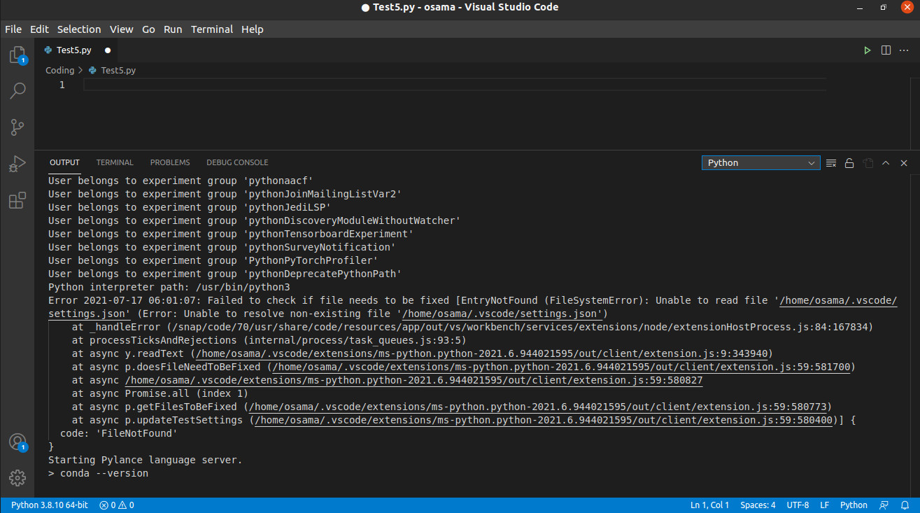VS Code Pylance Issue · Issue #1558 · microsoft/pylance-release · GitHub