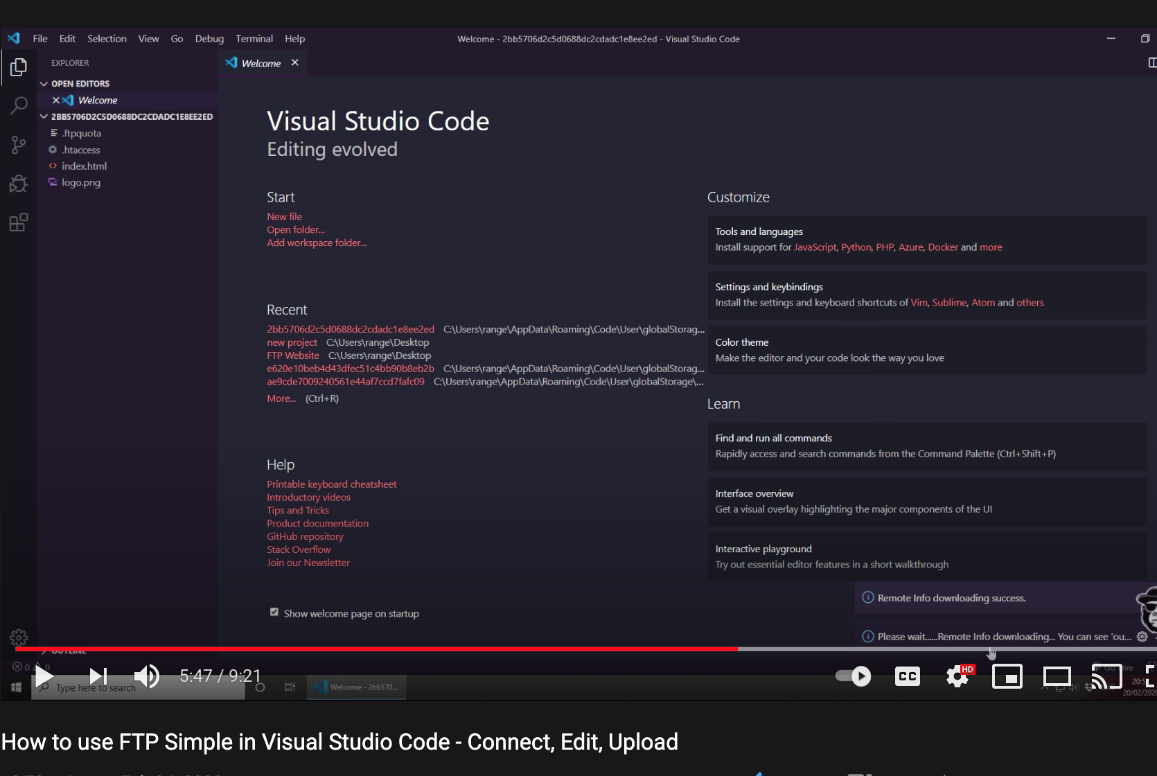ftp in vscode not working · Issue #278 · humy2833/FTP-Simple · GitHub
