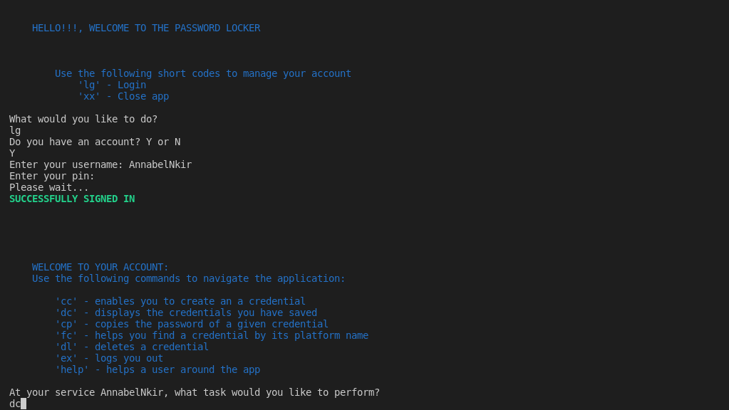 GitHub - AnnabelNkir/Password_Locker: Its a Python application that ...