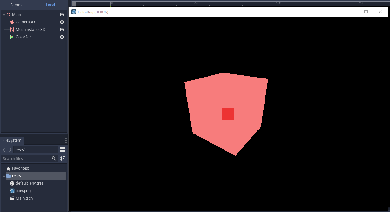 Vulkan renders the colors of unshaded 3D meshes differently than in 2D ...