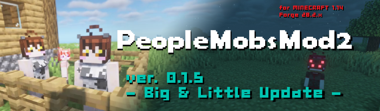 GitHub - dododoshirouto/PeopleMobsMod2: Mod for Minecraft Forge · GitHub