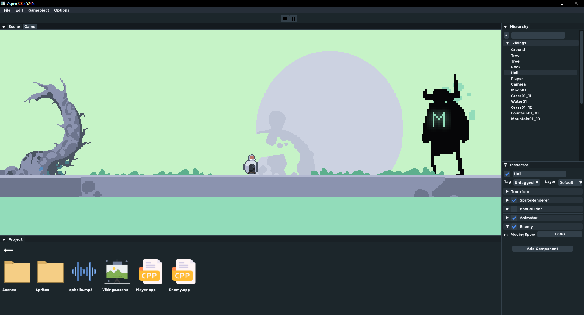 GitHub - YuriiSkydan/Aspen: 2D Game Engine