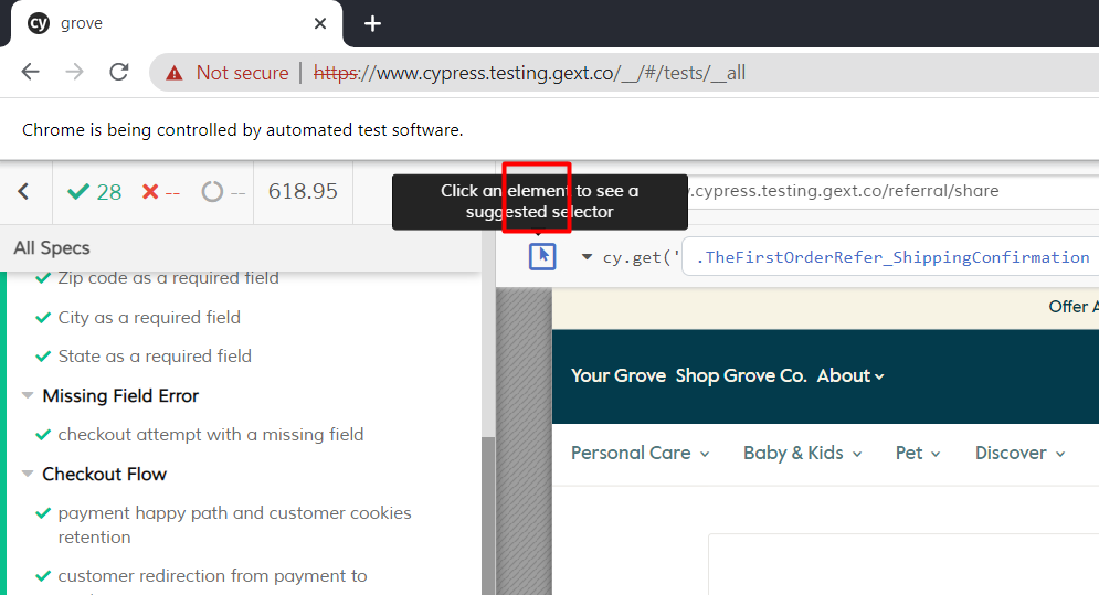 Obstructive Tooltip of the Selection Arrow Icon · Issue #18787 ...