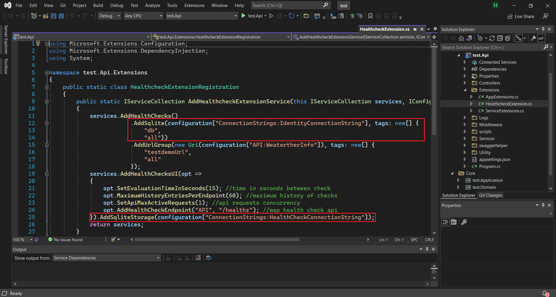 HealthcheckExtension