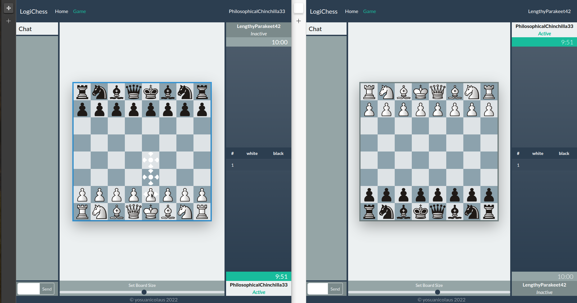 GitHub - yosuanicolaus/frontchess: Frontend for LogiChess, made with ...