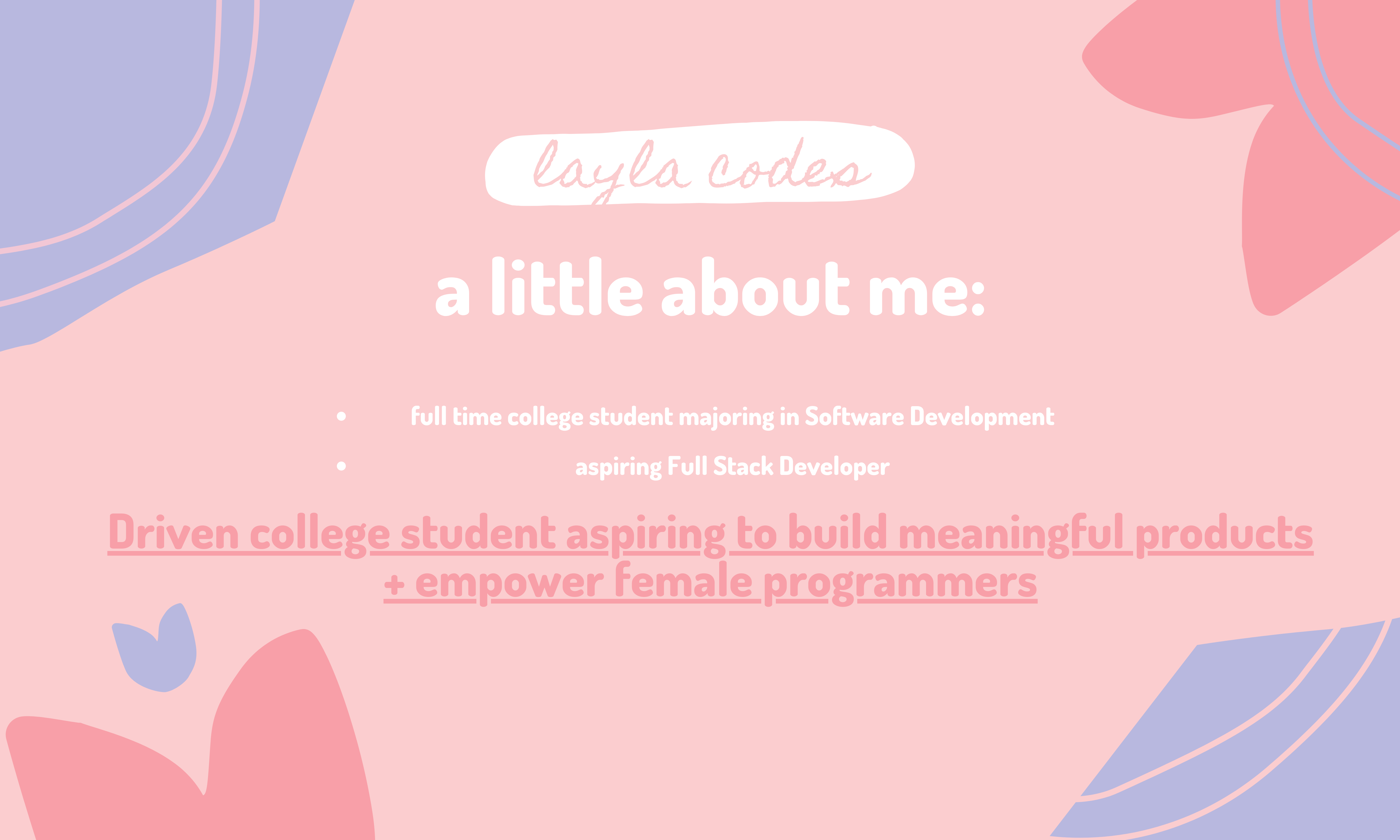 GitHub - sarmadgulzar/codinglayla: Config files for my GitHub profile.