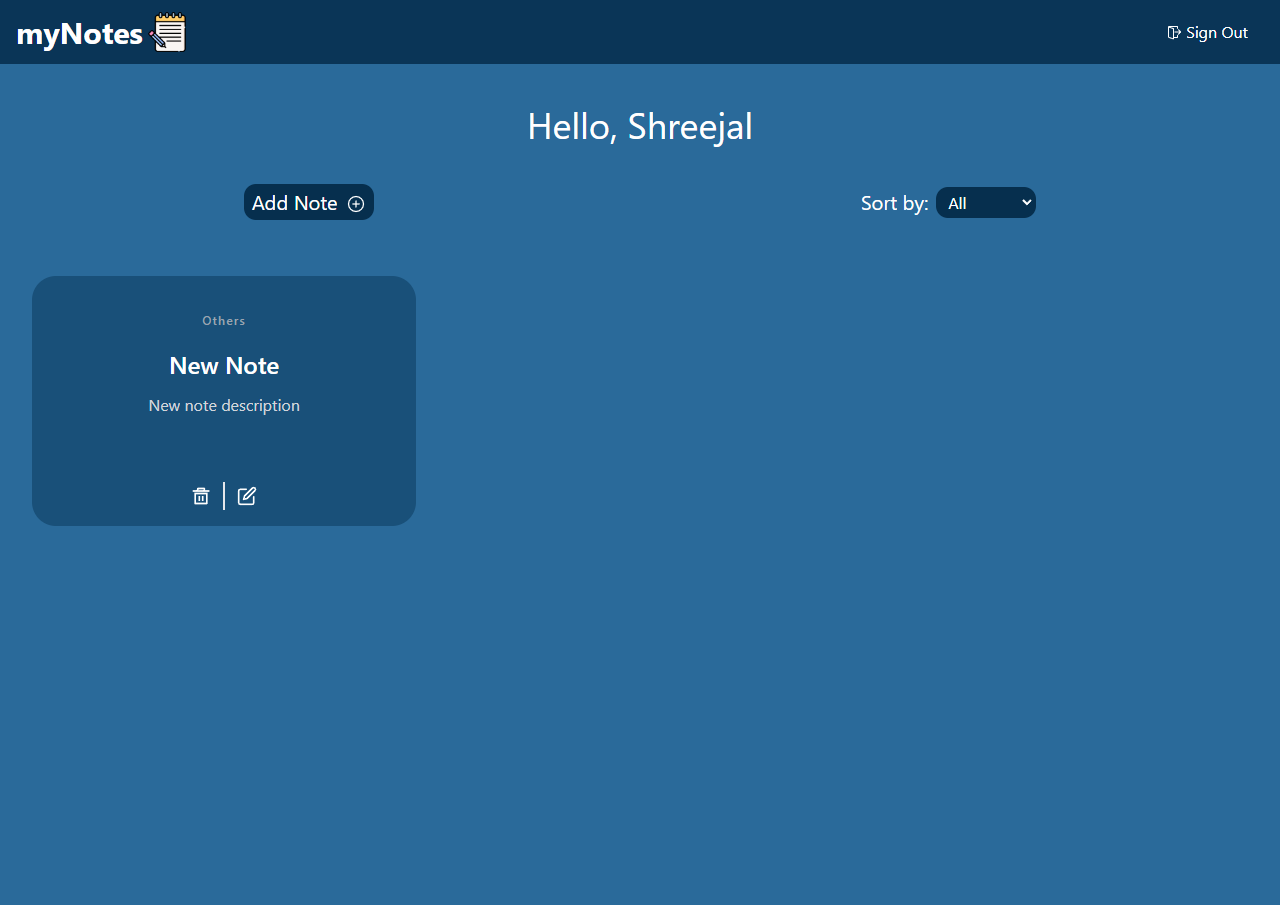 GitHub - dshreejal/React-myNotes: CRUD App built using MERN Stack to ...