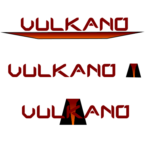 vulkano text logo
