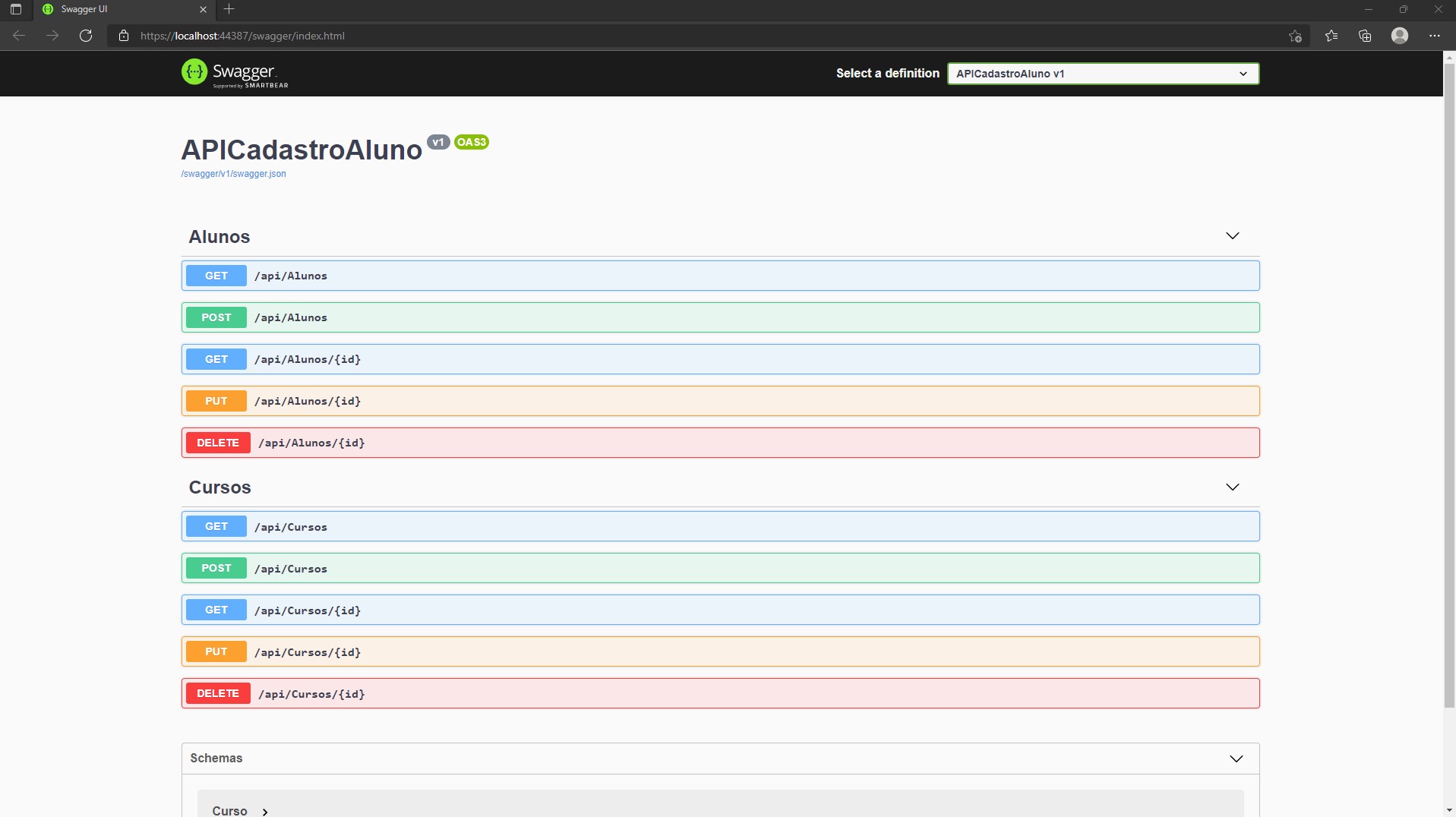 GitHub - Josyas/CadastroAluno: Um pequeno projeto de Cadastro Aluno com ...