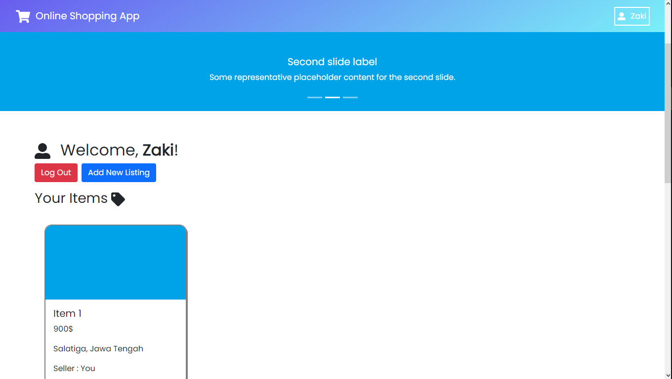 GitHub - ahmadzakiakmal/Online-Shop-App: Simple e-commerce website. Not ...