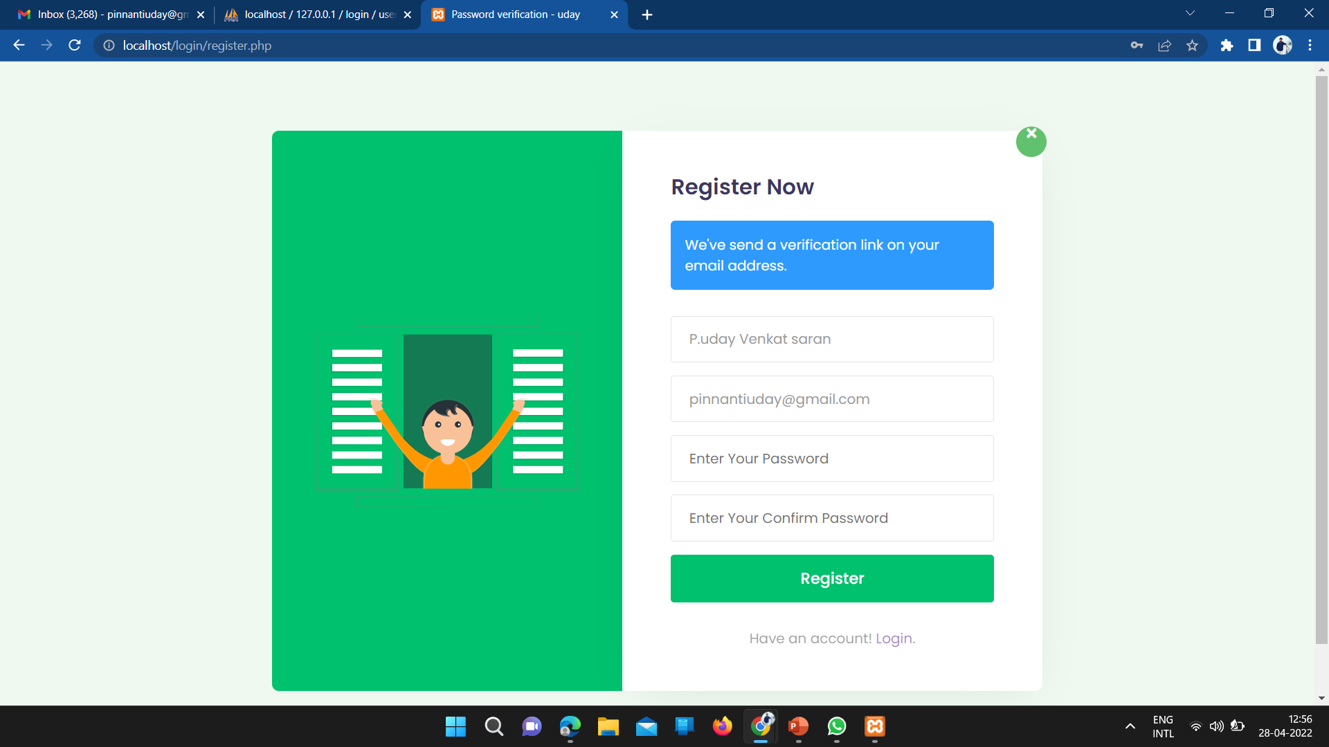 GitHub buggarajesh/RajeshHCL_Project_Password_Verification To be a