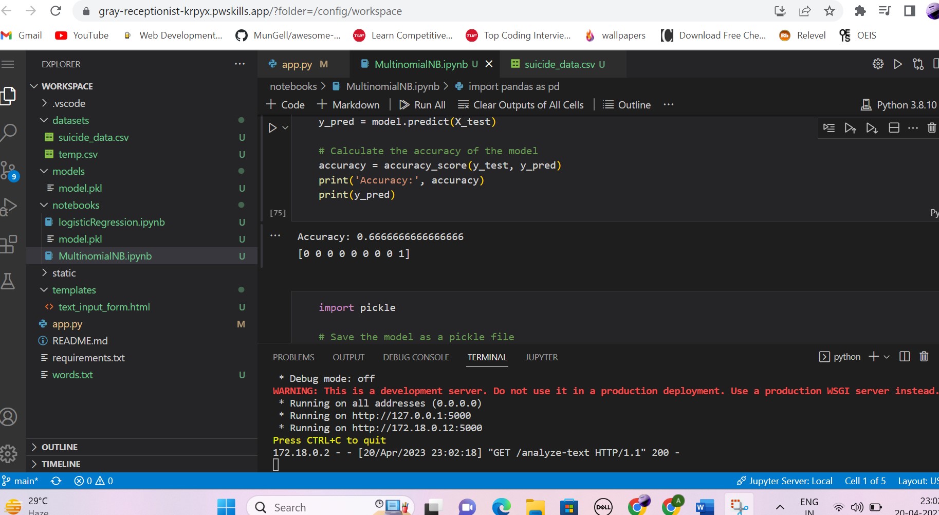 GitHub - adarshmarvel22/Self-Harm-Detection-Web-Application: ML, NLP ...