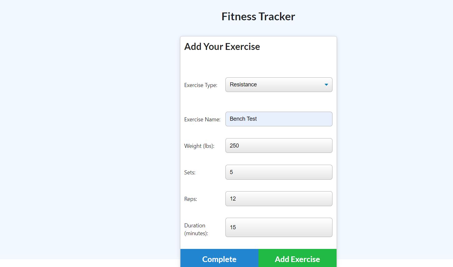 GitHub - bkhanal87/Fitness-Tracker: A workout tracker that allows users ...