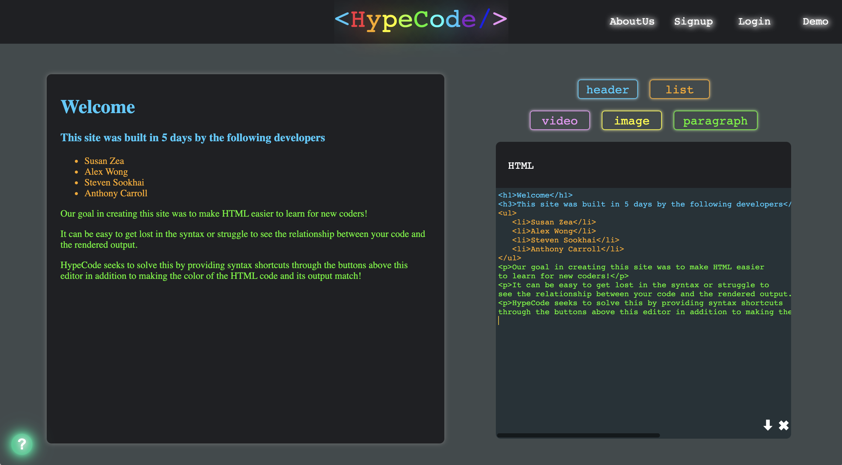 GitHub - susanzea/HypeCode00: a team-built MERN edtech tool geared ...