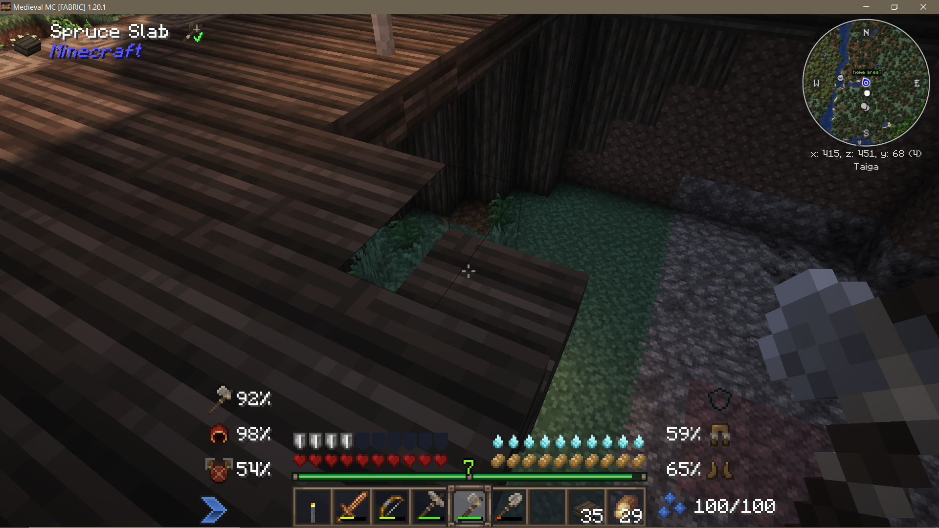 Slabs new hitboxes for placement cause some blocks to go invisible and