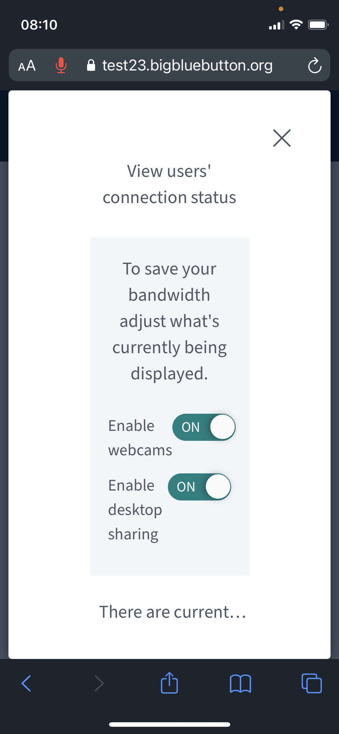[2.3] Reduce Padding in network quality popup · Issue #11972 ...