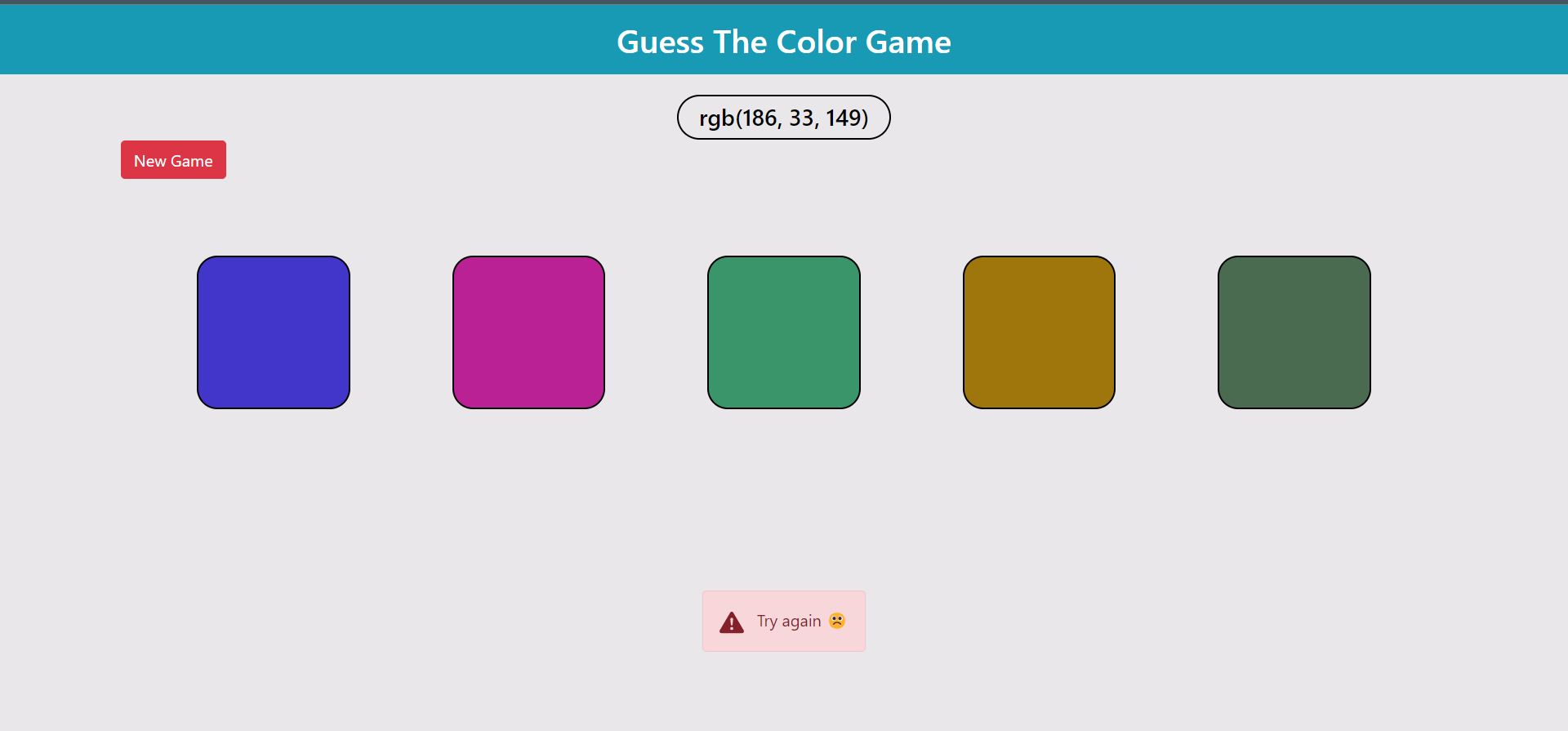 GitHub - imhardikdesai/guess-the-color-game: In this game we have to ...