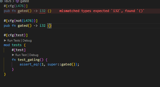 Conditional compilation gates added by build script result in confusing ...
