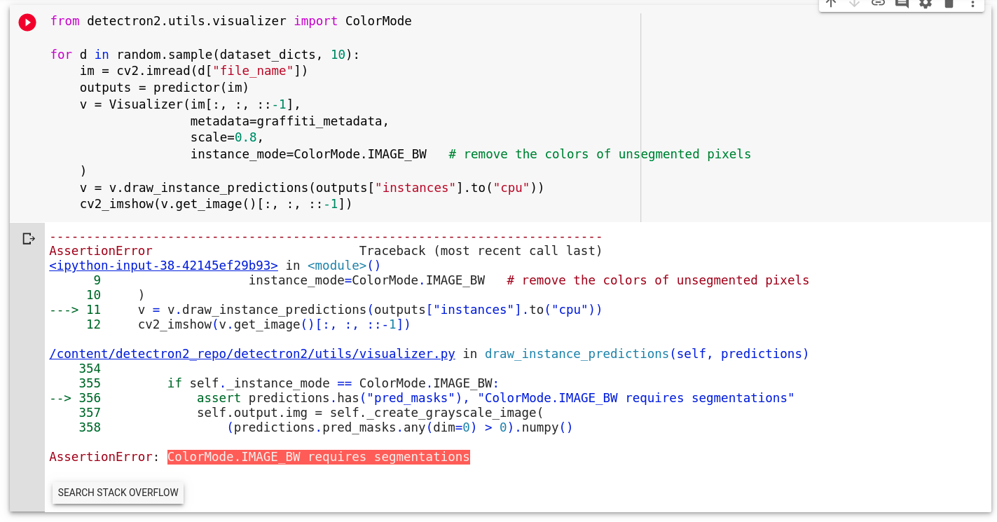 AssertionError: ColorMode.IMAGE_BW requires segmentations using ...