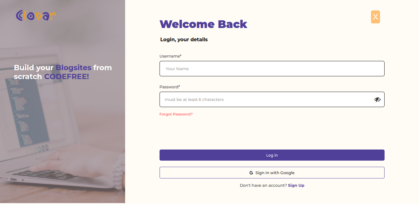 Update Login page design · Issue 143 · zuritraining/clovar_cms · GitHub