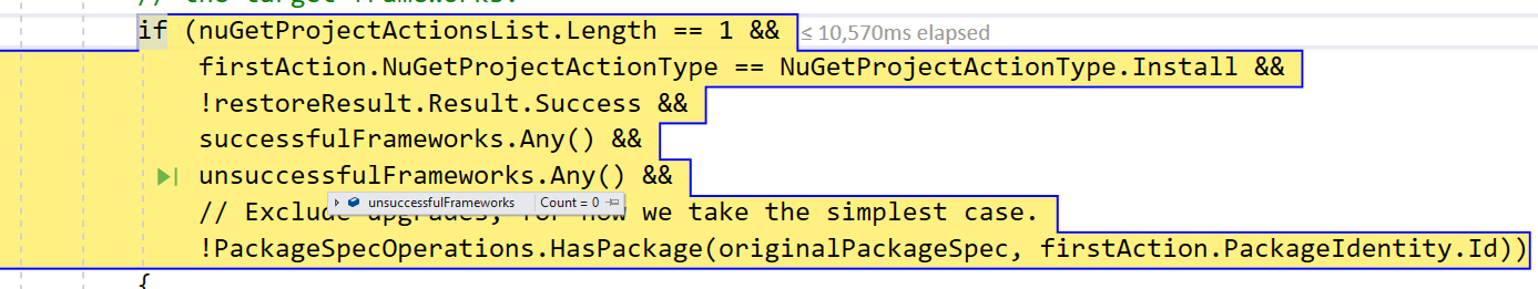 Address possible break of project installation after retry install due ...