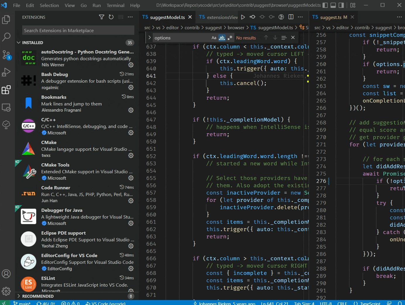 Duplicate completion item when search extensions by category · Issue ...