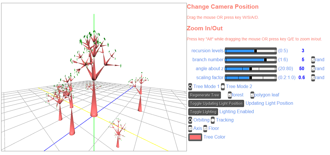 GitHub - rui-r-duan/3dtrees: WebGL demo