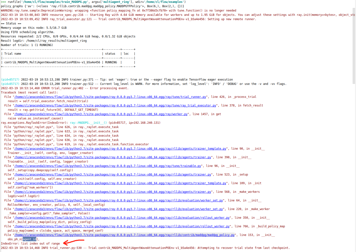 Some questions about whether the MADDPG algorithm is suitable for ...